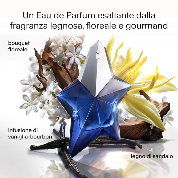 Mugler Angel Elixir Eau de Parfum – 50 ml – Refillable – Woody Floral Gourmand